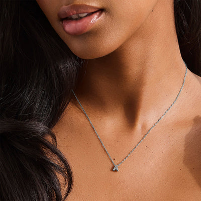 Crystal Initial Necklace