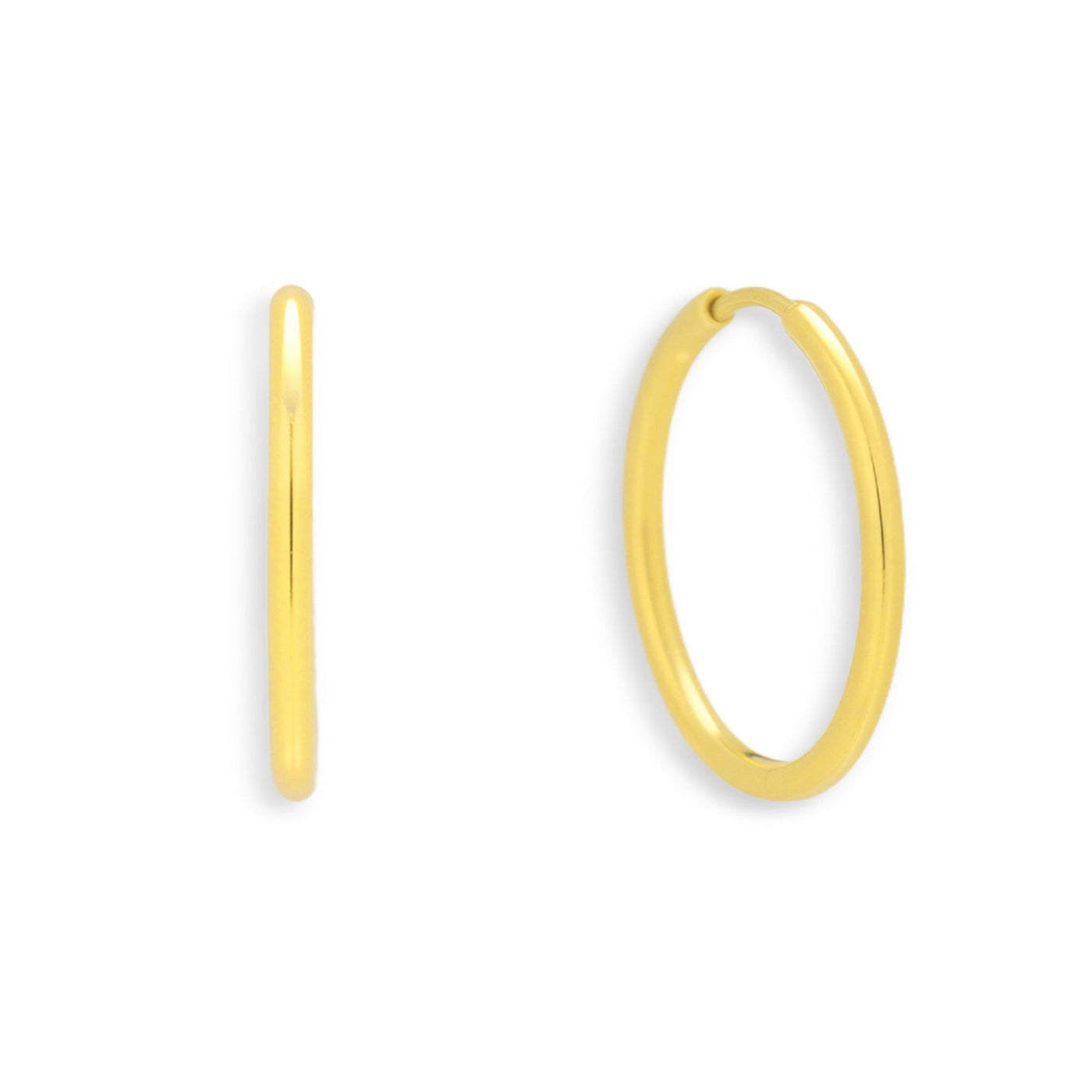 Thin Evryday Hoop Earrings