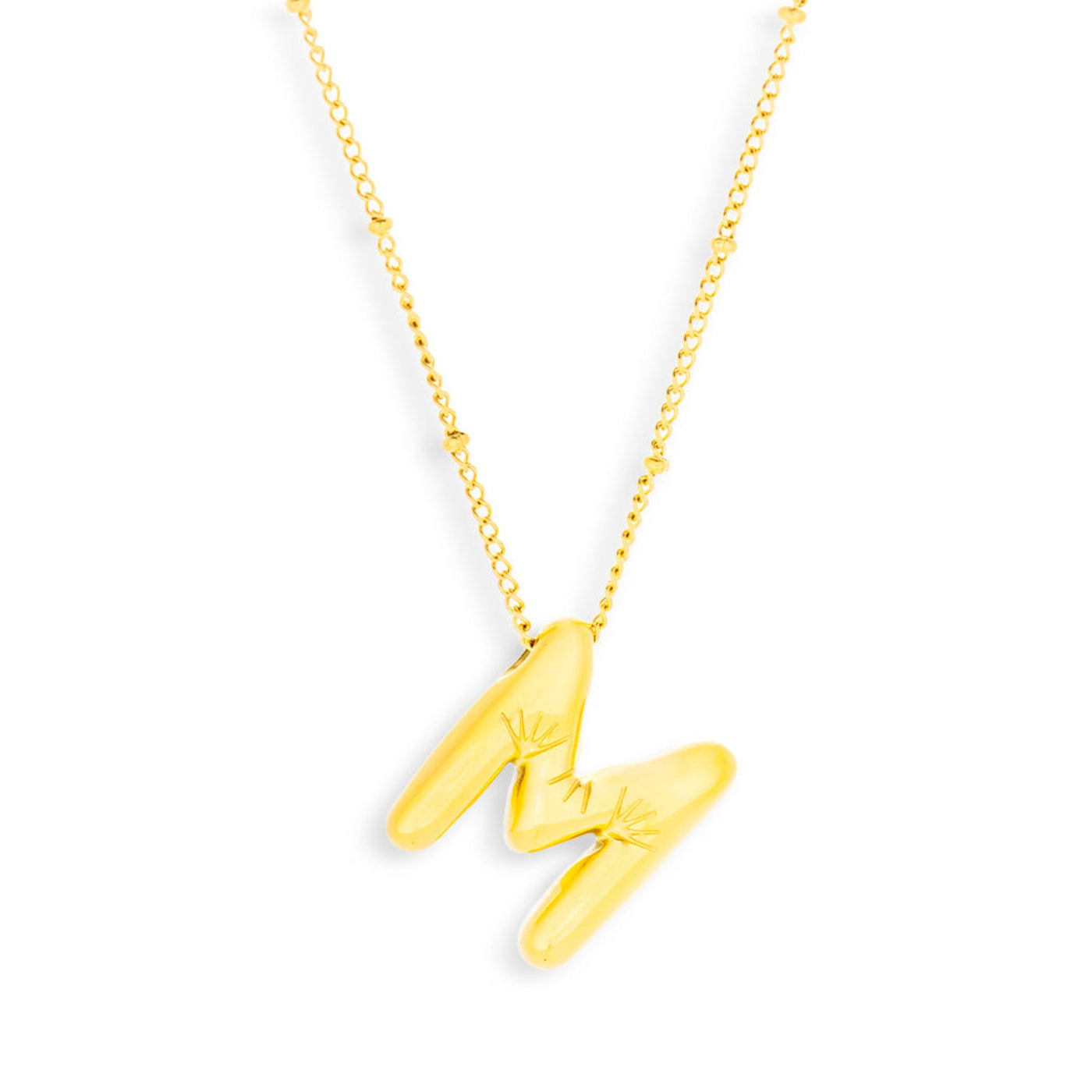 Starburst Initial Necklace