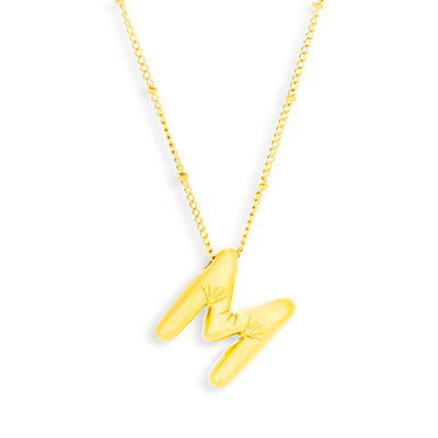 Starburst Initial Necklace