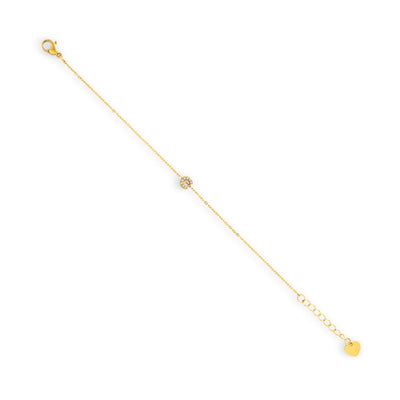 Initial Crystal Bracelet