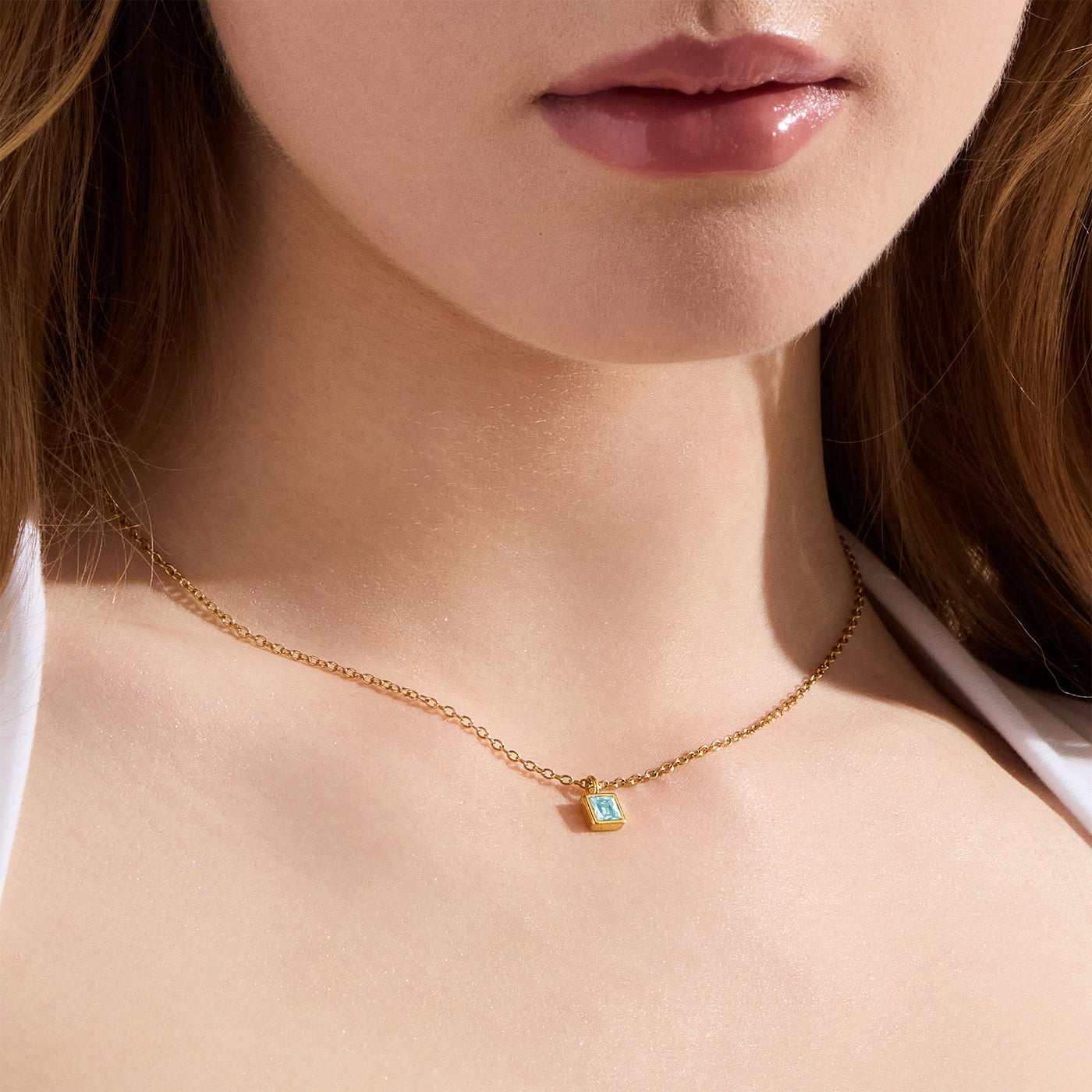 Faye Birthstone Necklace