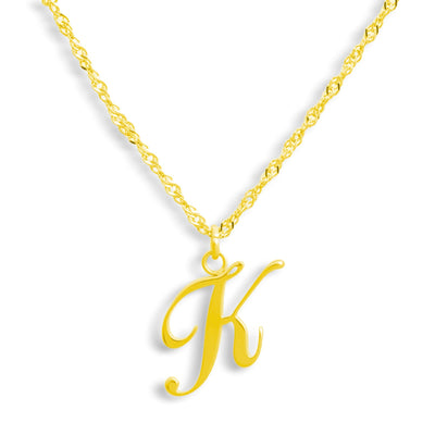 Golden Letter Necklace