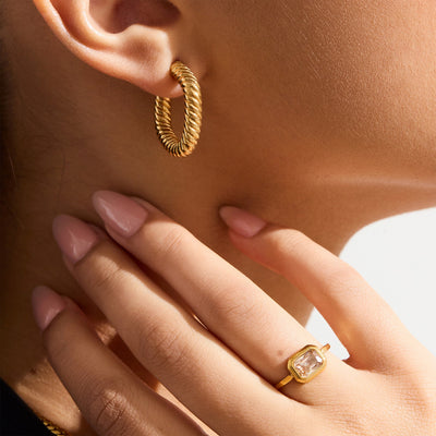 Hollywood Hoop Earrings