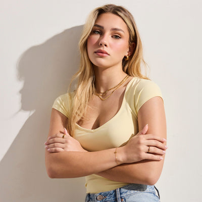 Triple Layer Chain Necklace Set Bundle