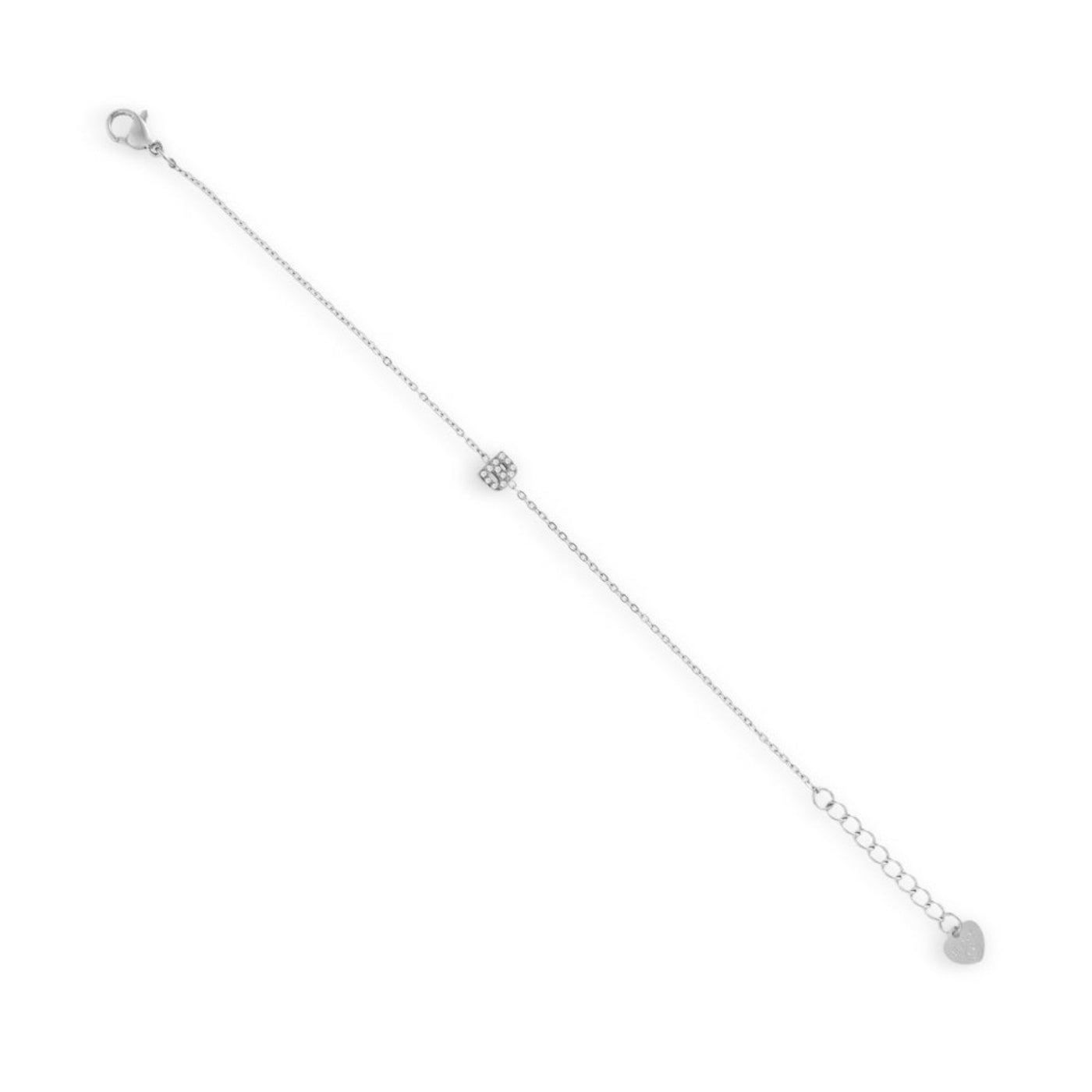 Initial Crystal Bracelet