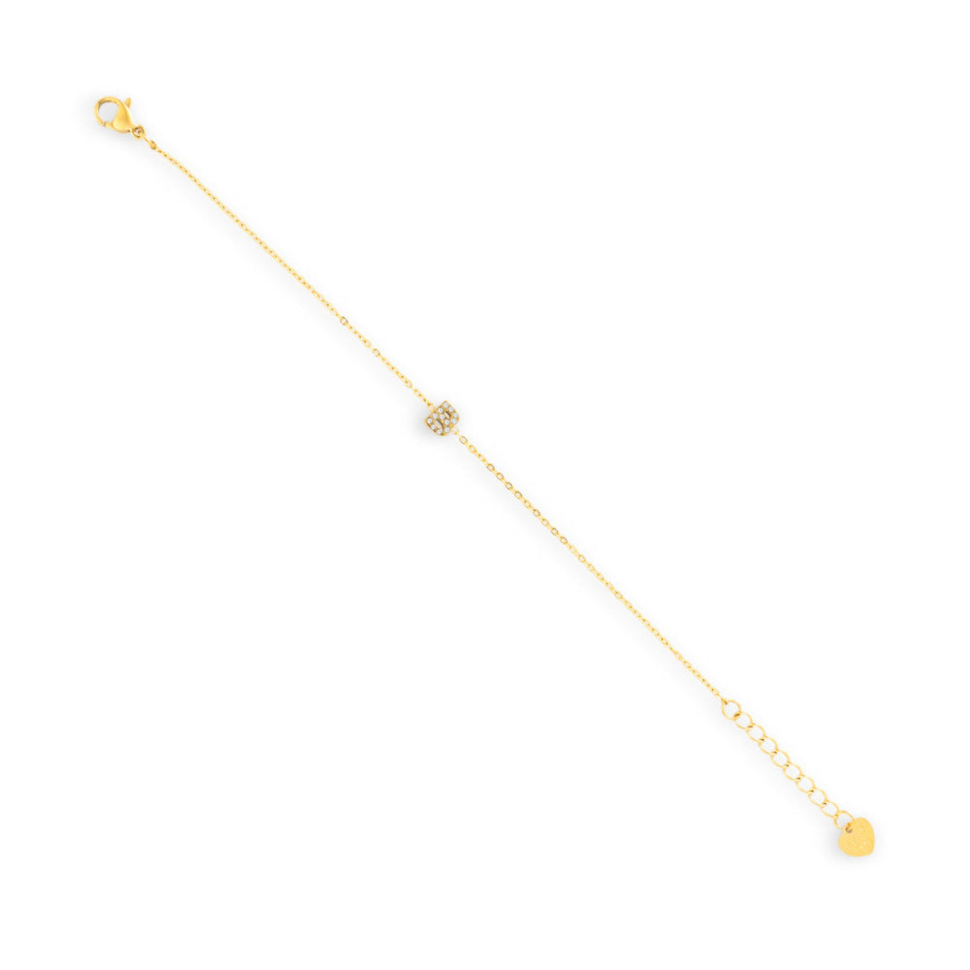 Initial Crystal Bracelet