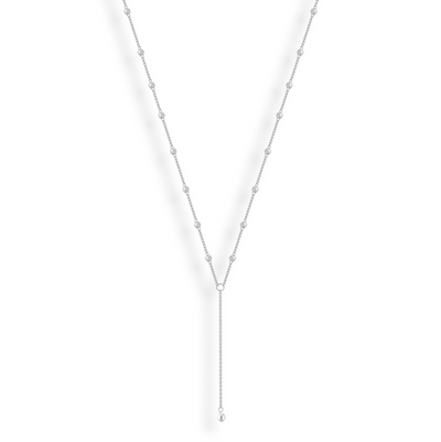 Sweet Pearl Lariat Necklace