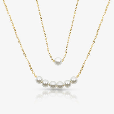 Opalina Pearl Necklace Set